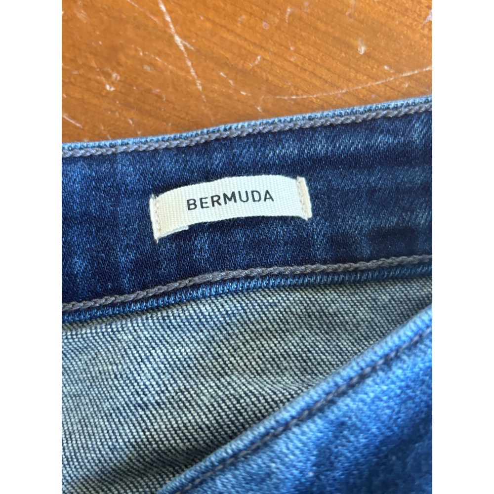 NWT Judy Blue Mid Rise Bermuda Shorts Plus Size 1XL Dark Wash Denim Summer - Picture 11 of 12